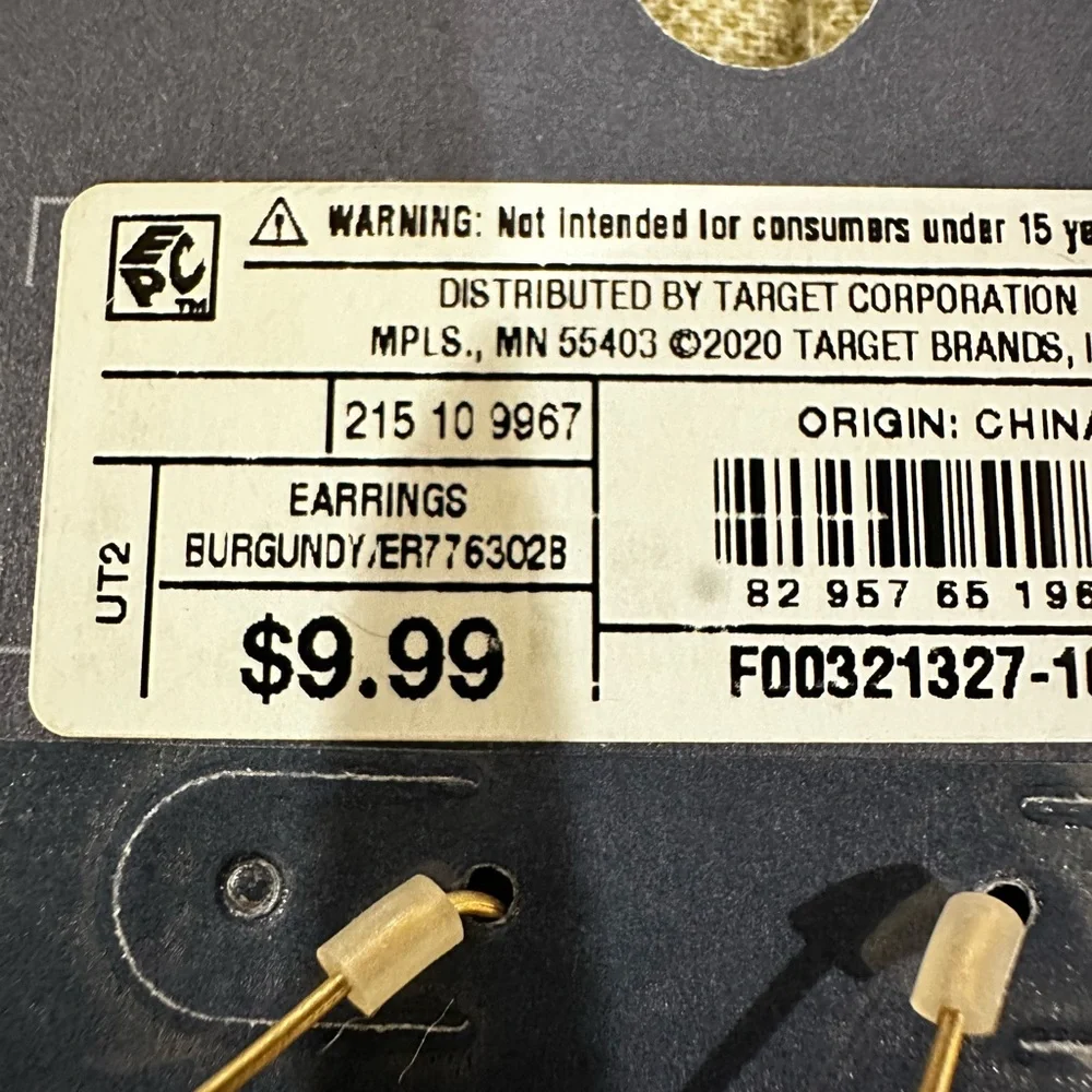 Universal Thread Semi Precious Stone Dangle Earrings (NWT) Set of 2: Pierced - Picture 3 of 8